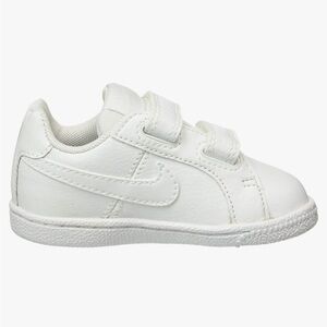 Nike Sneakers Size Toddler 6C Court Royale Unisex White Casual Leather